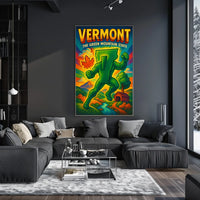 Vermont The Green Mountain State Poster