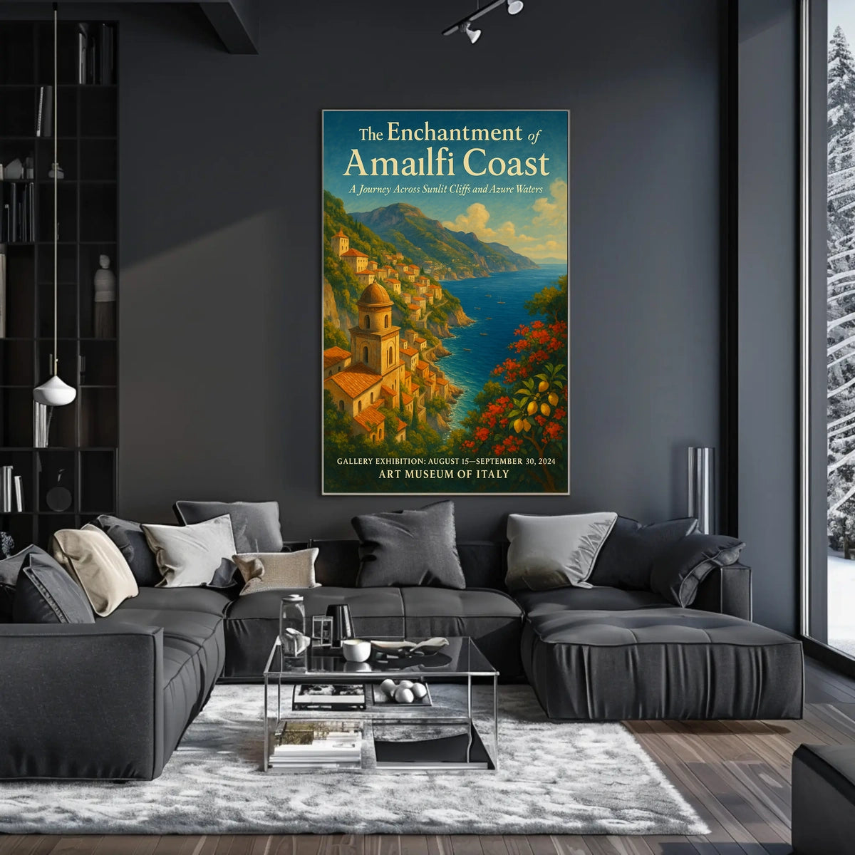The Enchantment of Amalfi Coast Scenic Poster