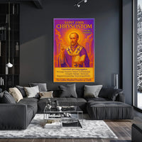 Saint John Chrysostom The Golden-Mouthed Preacher Poster PosterGoat