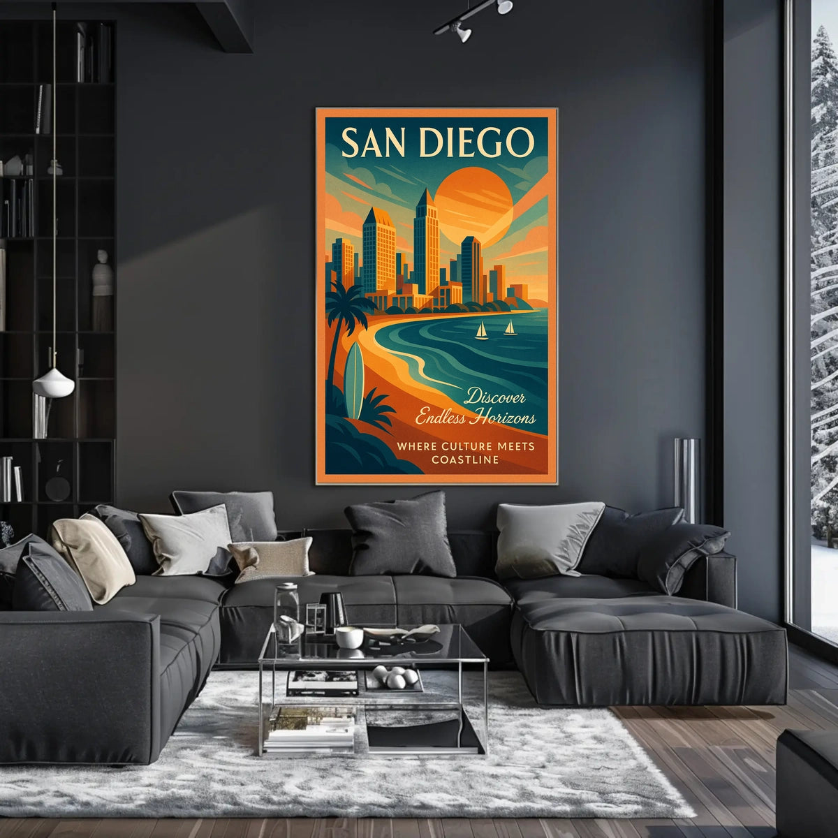 San Diego Discover Endless Horizons Poster