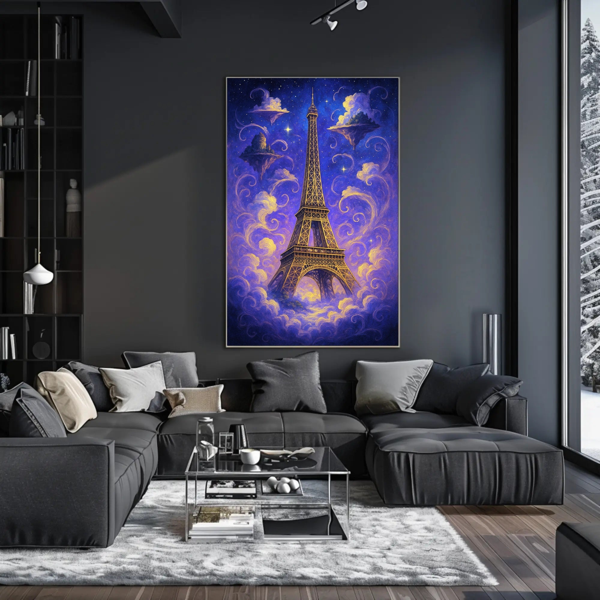 Dreamy Eiffel Tower Poster PosterGoat