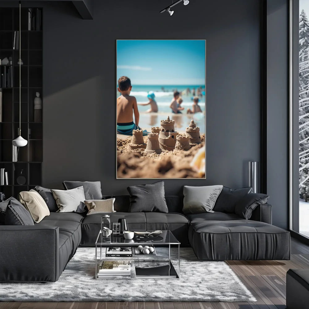 Vintage Parisian Skyline with Eiffel Tower Poster