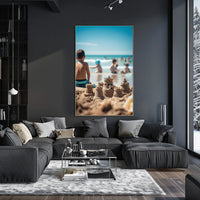 Vintage Parisian Skyline with Eiffel Tower Poster