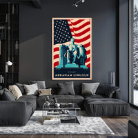 Tribute to Abraham Lincoln Poster