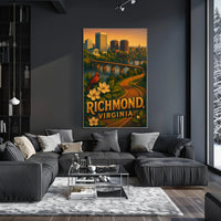 Richmond, Virginia Scenic Poster