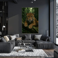 Majestic Jaguar in the Jungle Poster