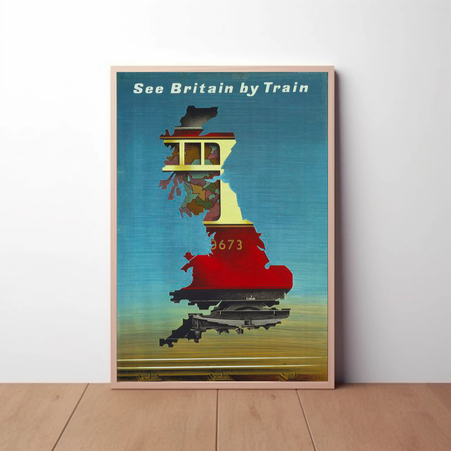 See Britain by Train - Vintage Travel Poster