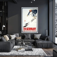 Skiing in Germany Poster PosterGoat