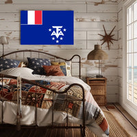 French Southern Territories Flag Poster