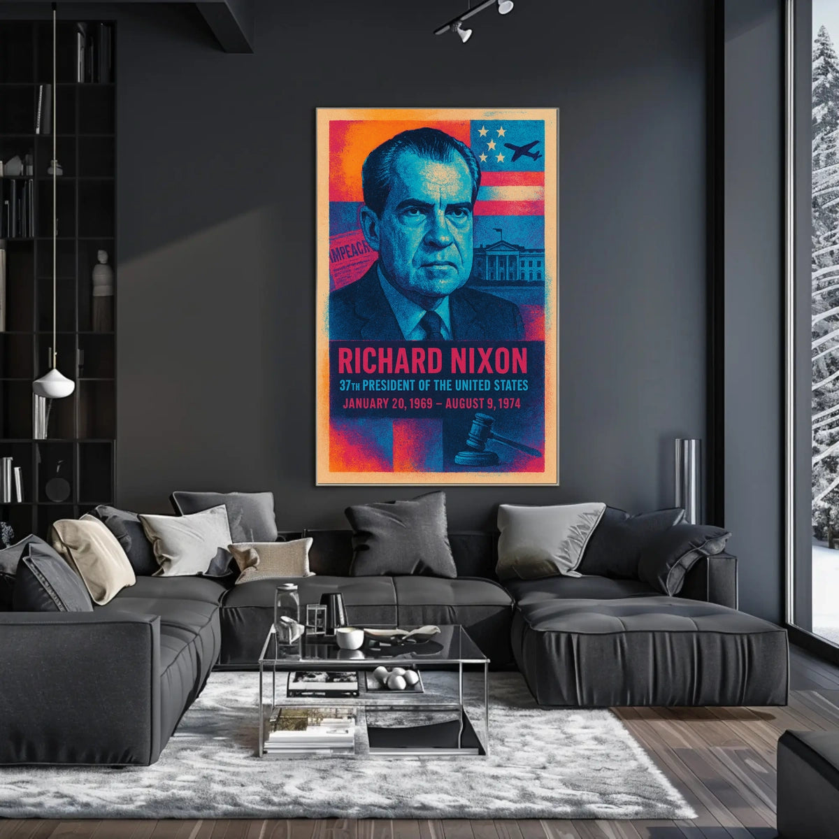 Richard Nixon 37th President Poster