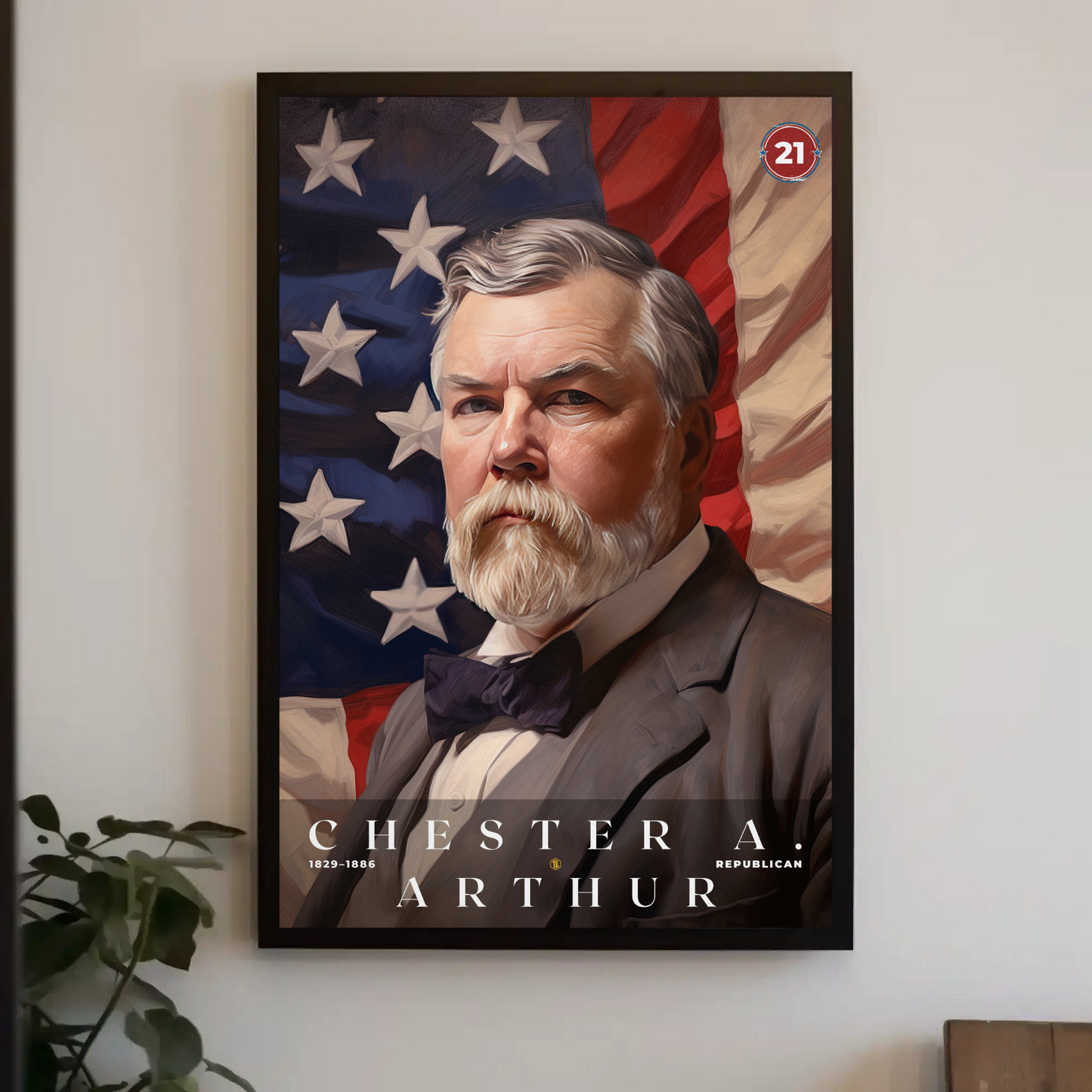 Chester A. Arthur 21st President Of The United States Portrait