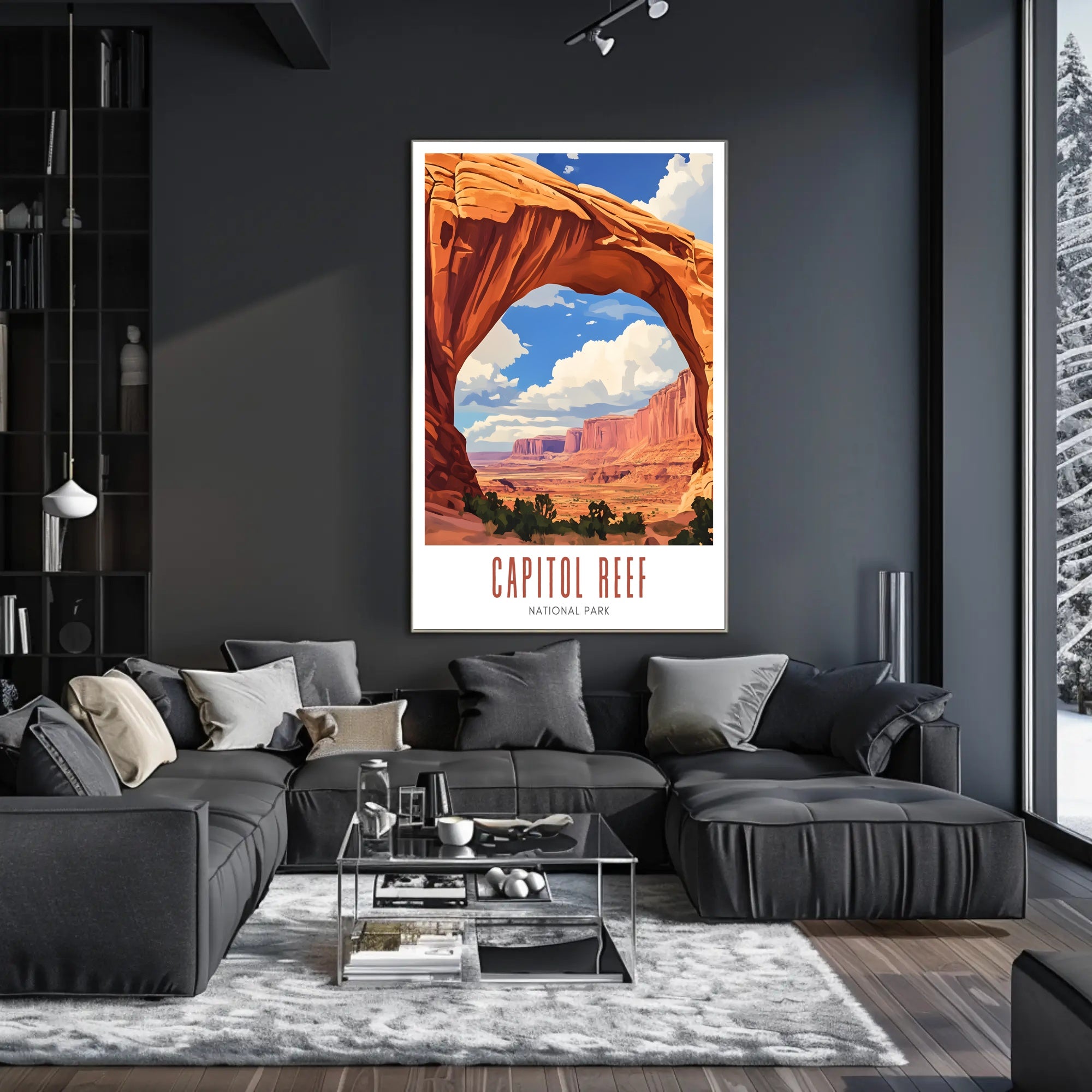 Capitol Reef National Park Vintage Poster