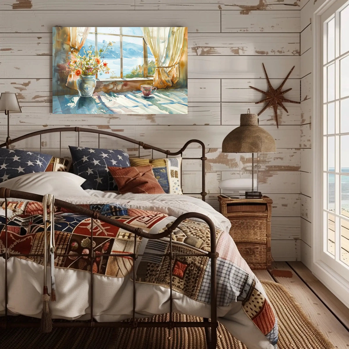 Morning Serenity by the Window Poster