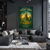 Discover The Heart Of Iowa Poster