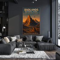 Badlands National Park Poster