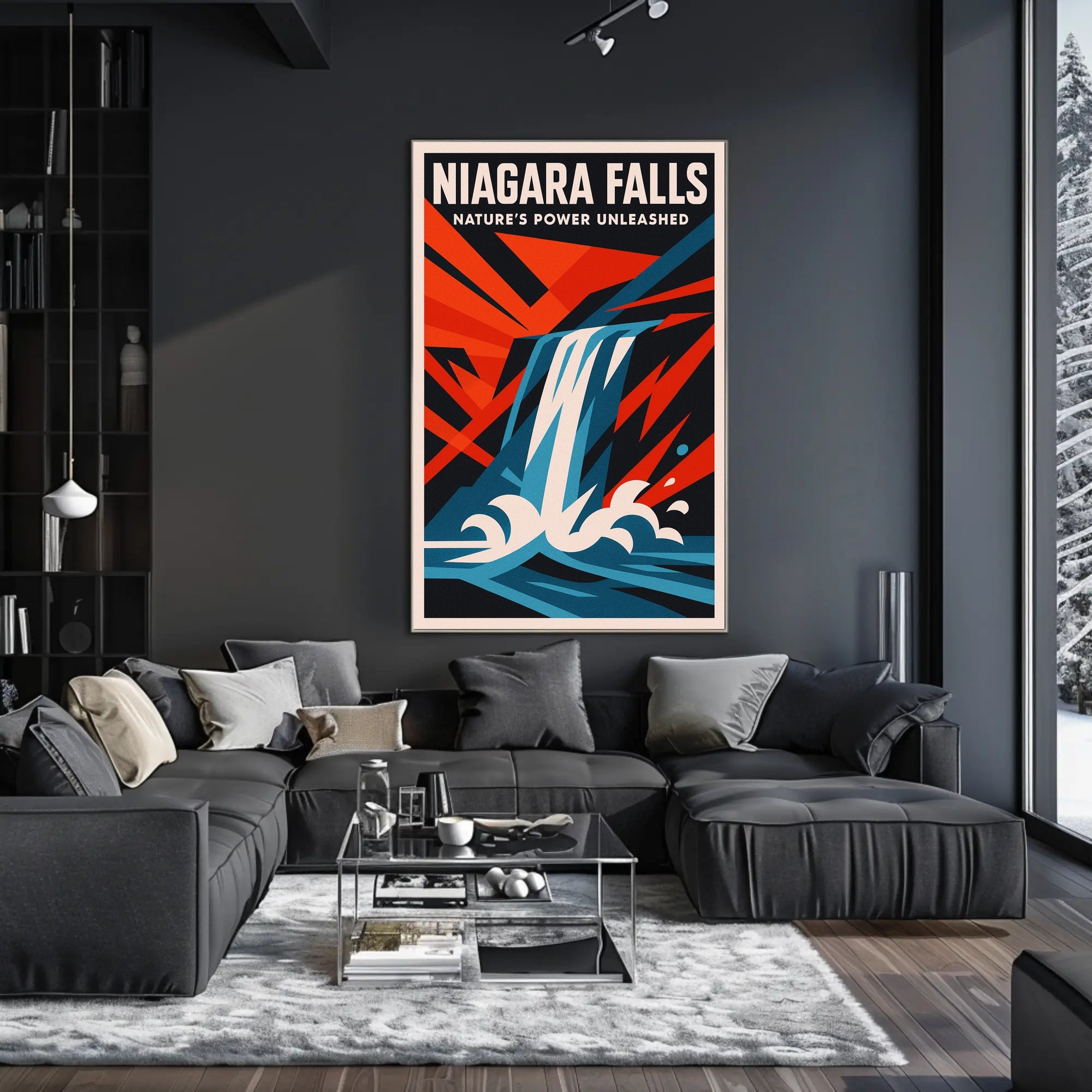 Niagara Falls Nature's Power Unleashed Poster PosterGoat