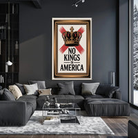 No Kings in America: Political or Propaganda Poster
