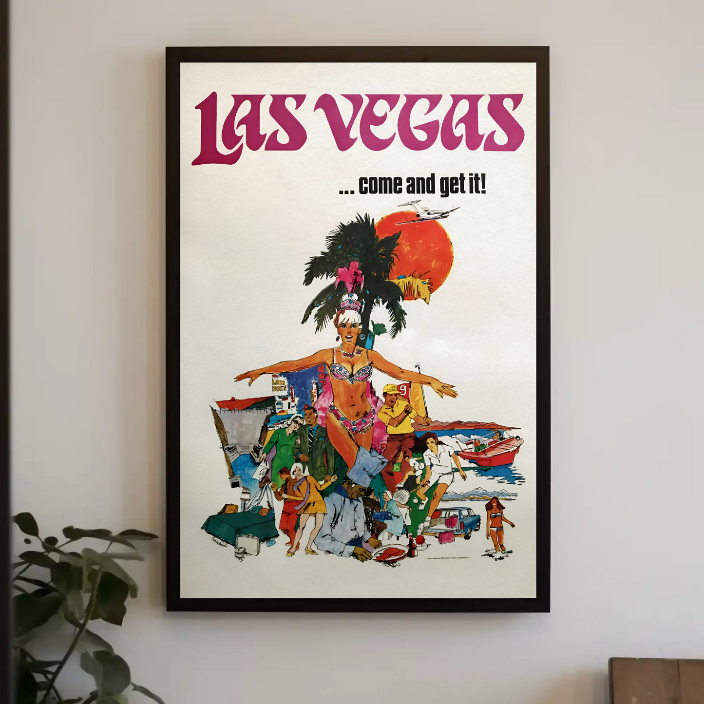Las Vegas Come and Get It Travel Poster