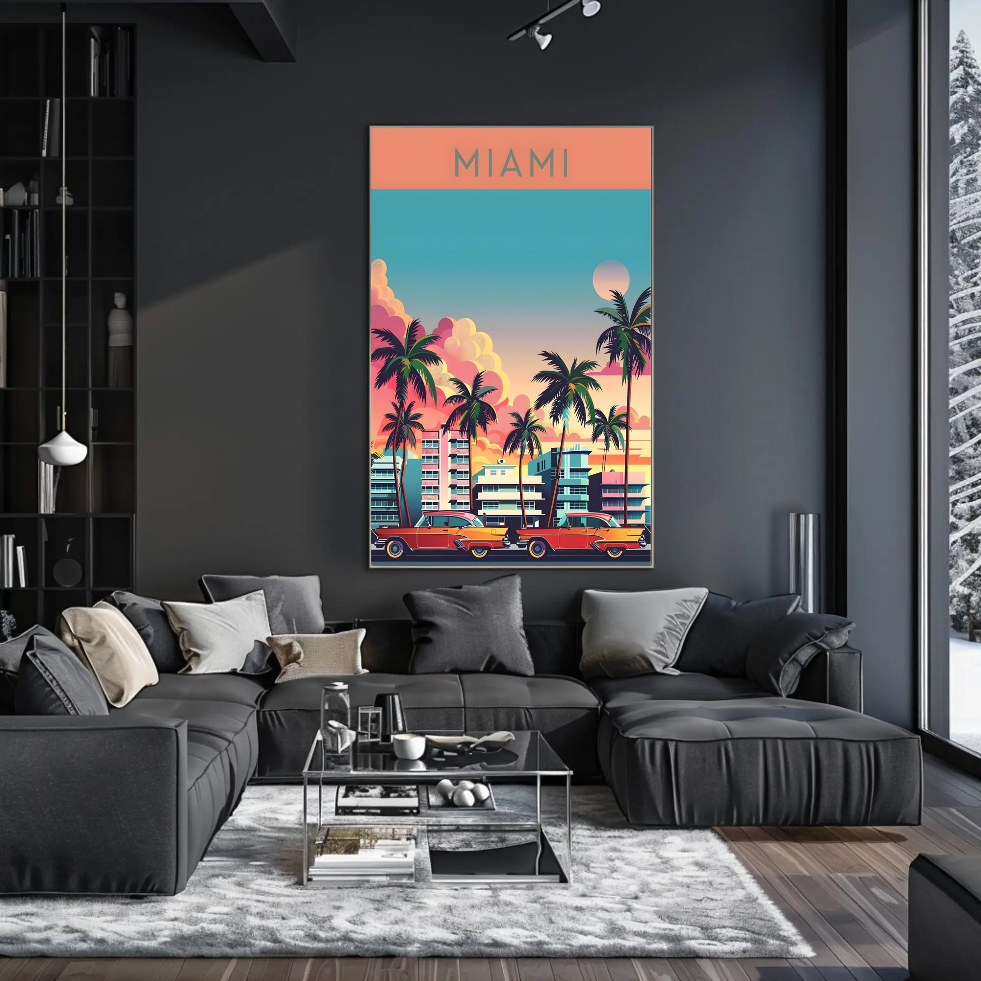 Vibrant Miami Poster