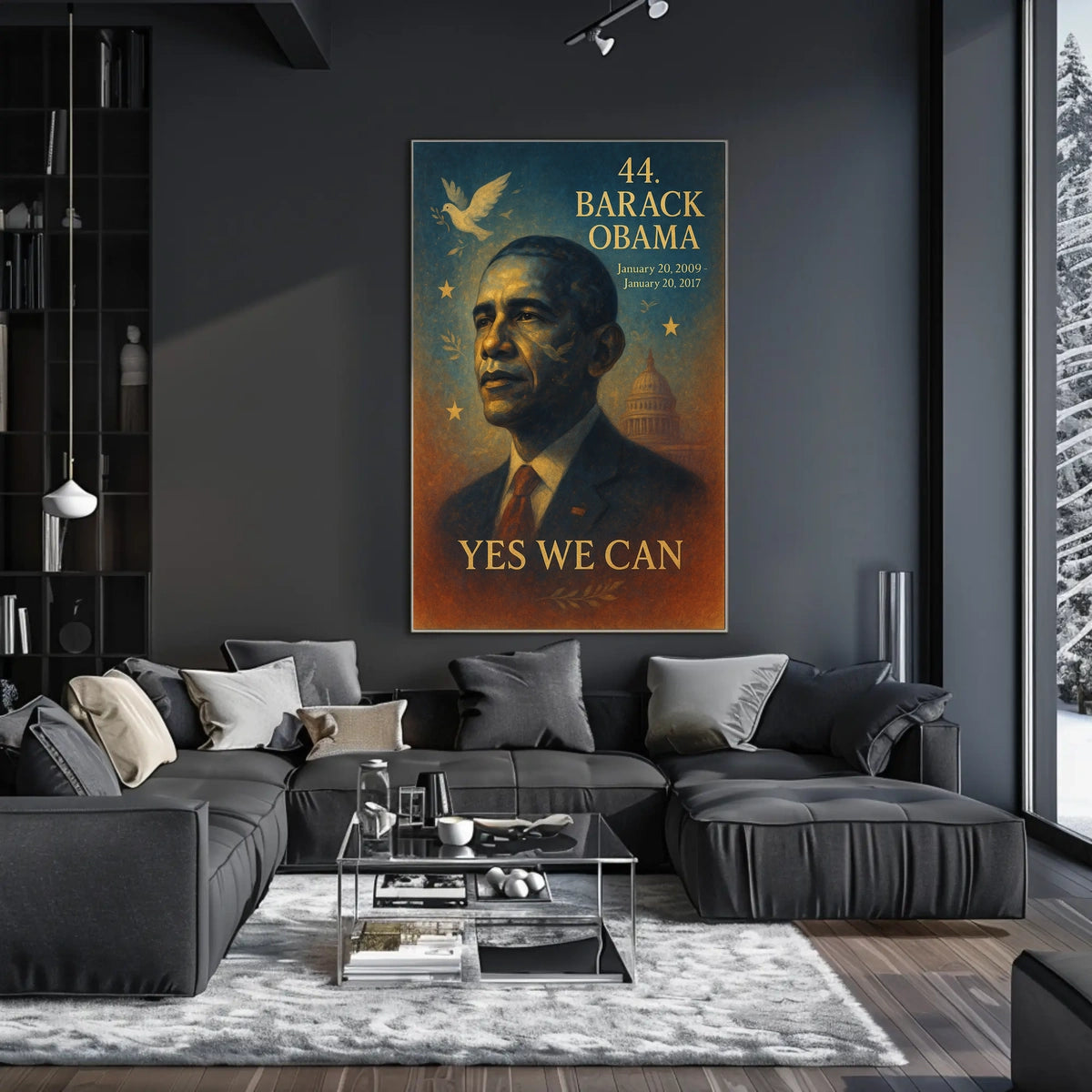 Barack Obama Inspirational and Iconic Historical or Presidential Poster