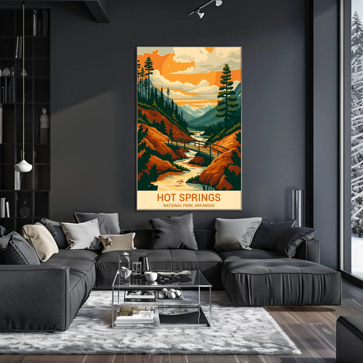 Discover Hot Springs National Park Poster