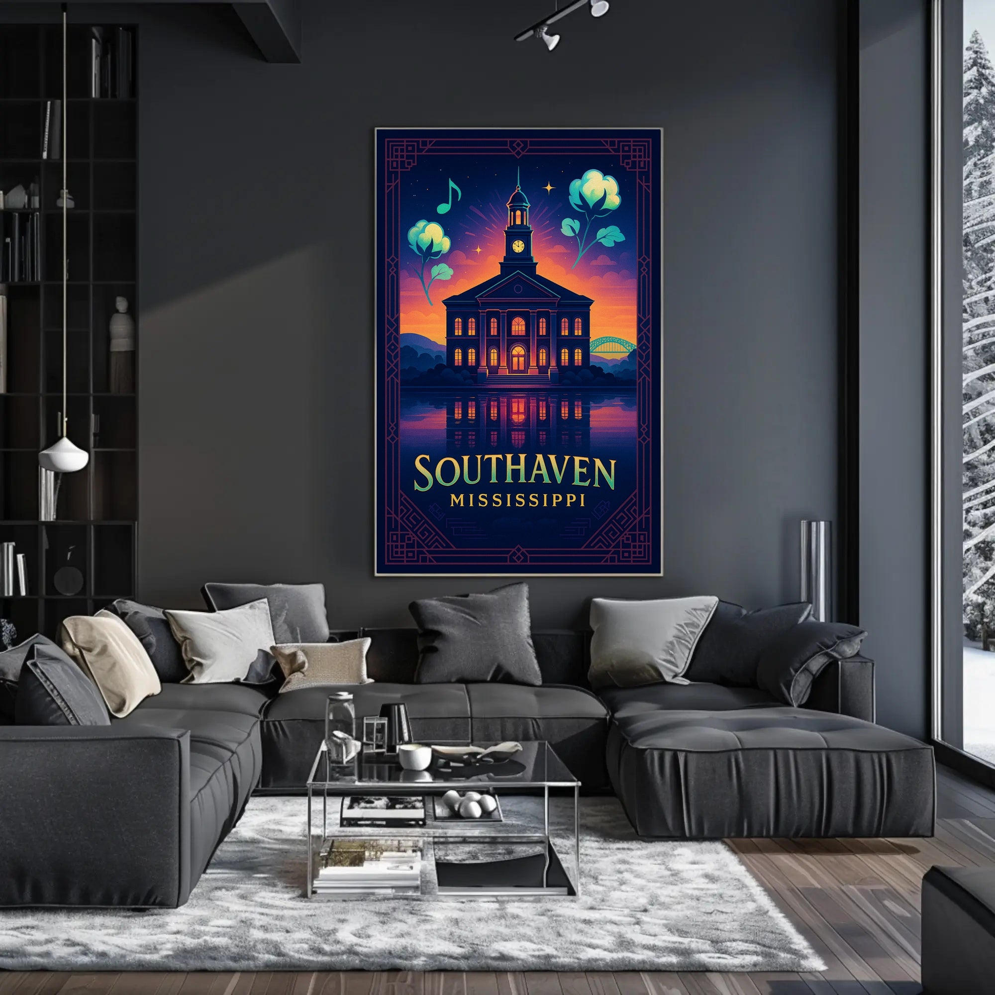 Southaven at Sunset Poster