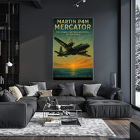 Martin P4M Mercator Vintage Military Recruitment Poster