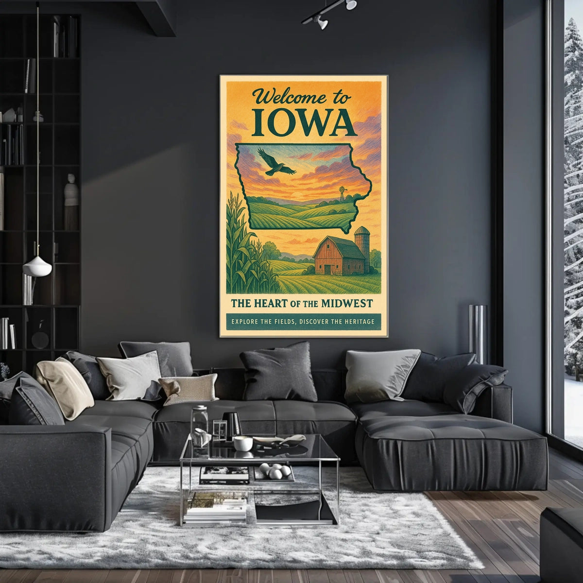 Welcome to Iowa Poster