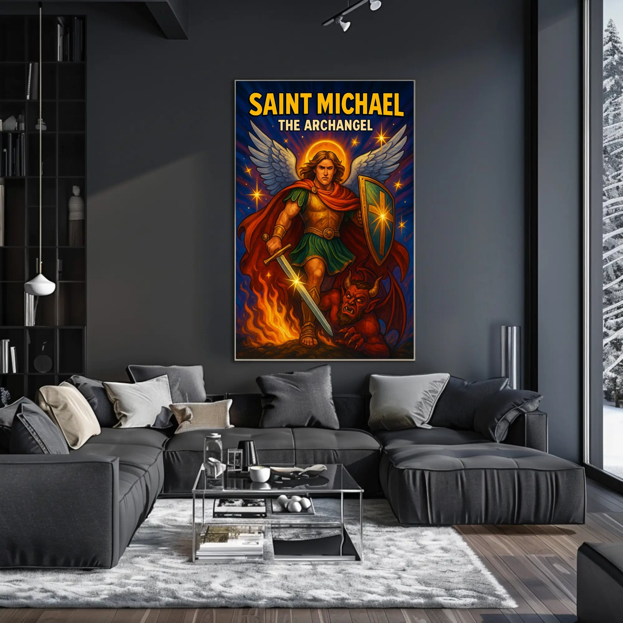 Saint Michael the Archangel Poster PosterGoat