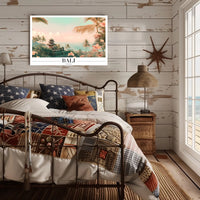 Tropical Tranquility: Balinese Landscape Travel Poster