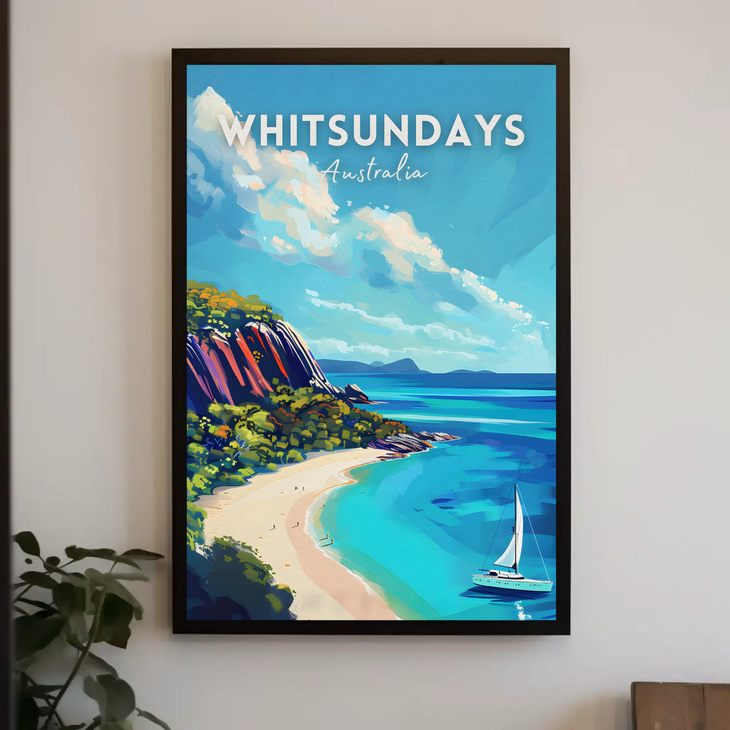 Whitsundays, Australia Vintage Poster