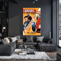 Cadours International Circuit 1957 Poster