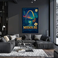 Missouri A Scenic Tribute Poster
