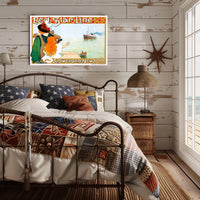 Red Star Line Adventure Poster PosterGoat