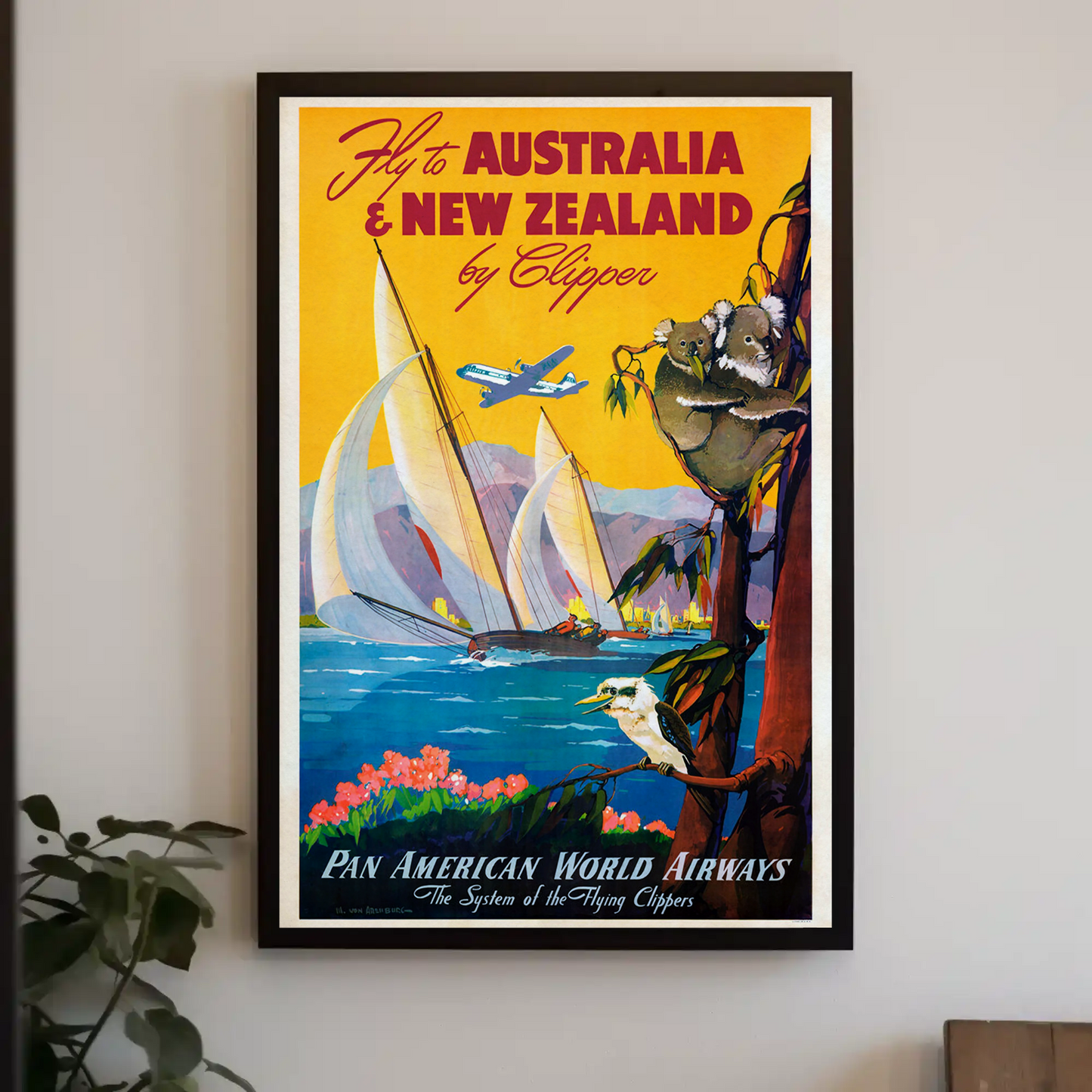 Fly to Australia & New Zealand by Clipper