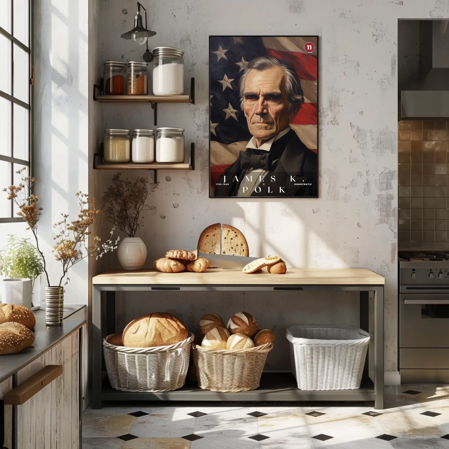 James Polk 11th President Of The United States Portrait