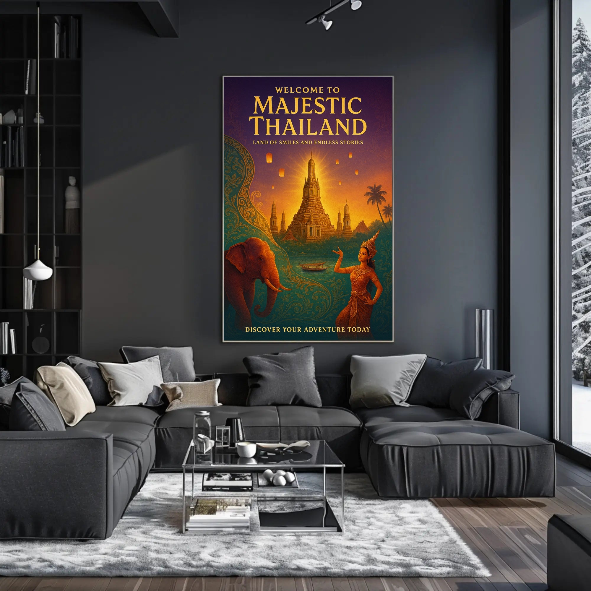 Majestic Thailand Land Of Smiles Poster