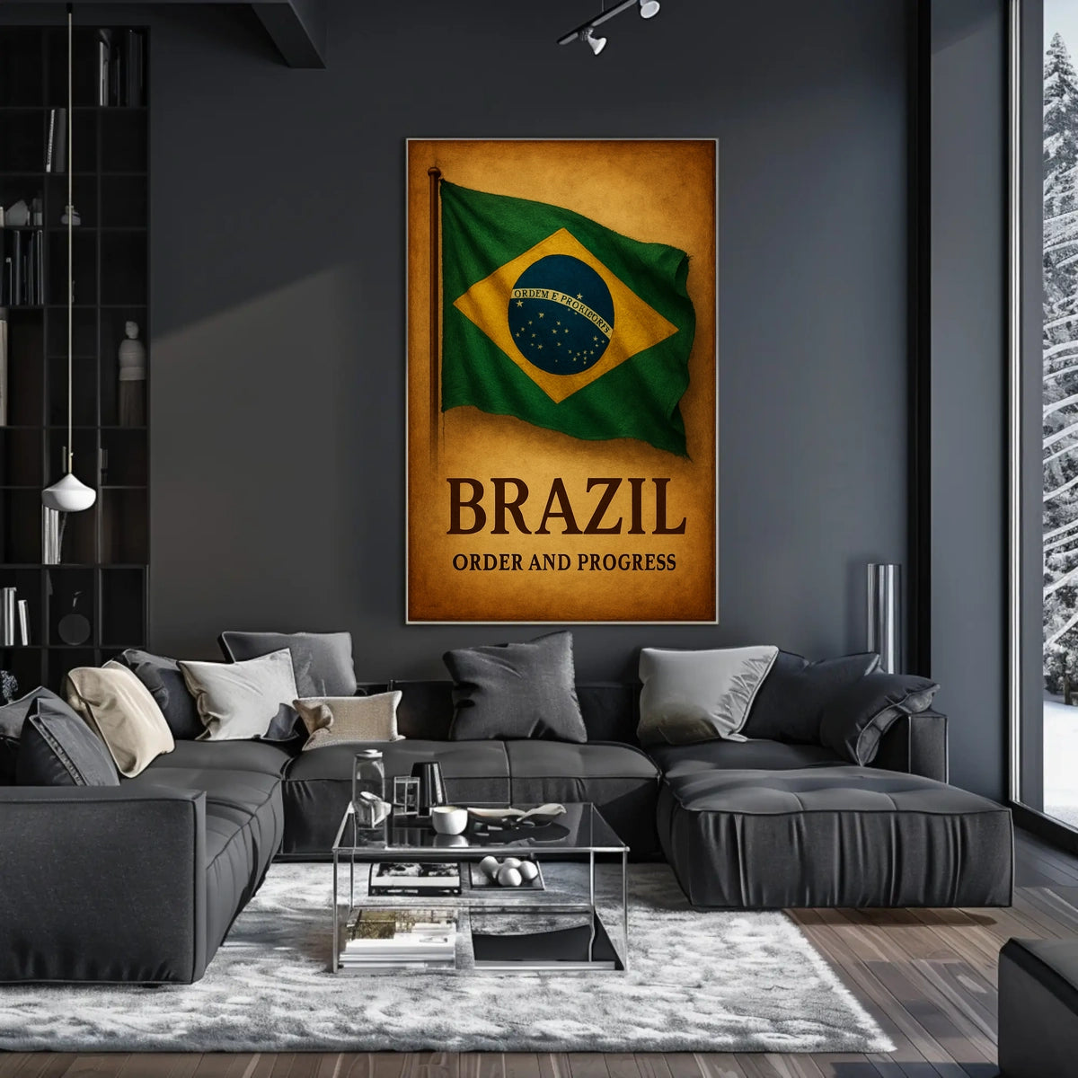 Brazil Order And Progress Poster