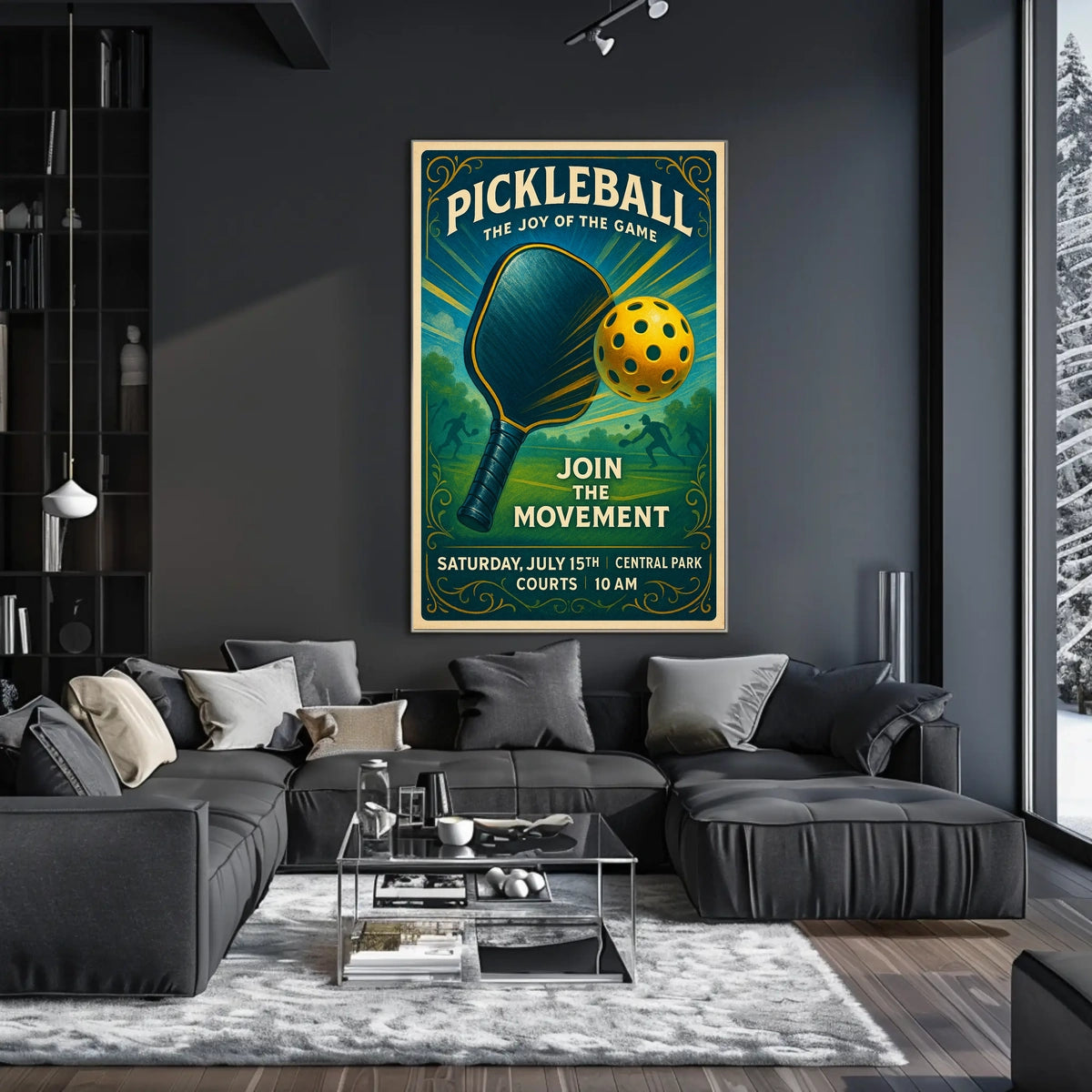 Pickleball The Joy of the Game Poster