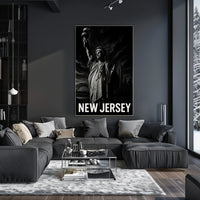 New Jersey Iconic Imagery Poster