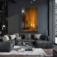 Winter Night Serenity Poster