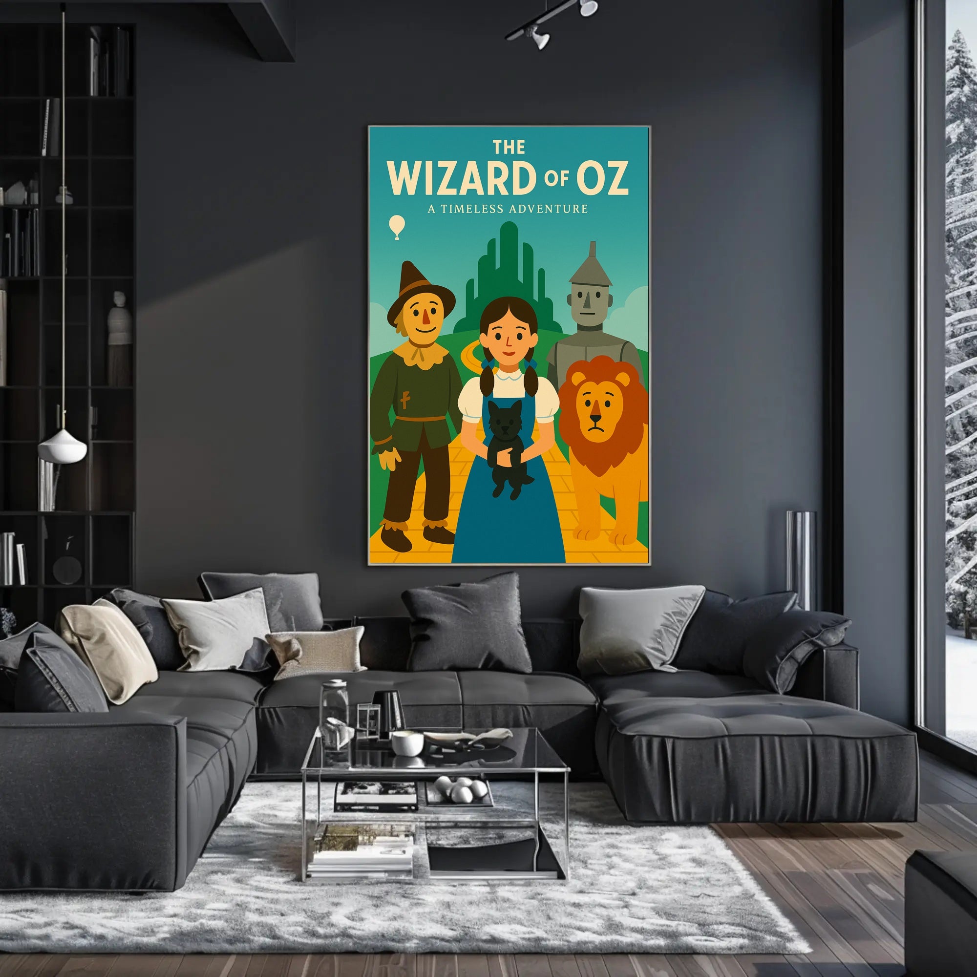 The Wizard of Oz Adventure in a Fantasy or Mythology Poster PosterGoat