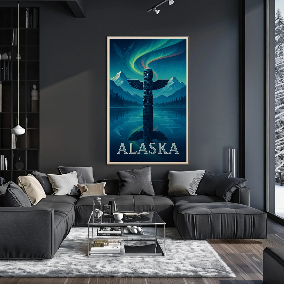 Alaska Land of the Northern Lights Poster