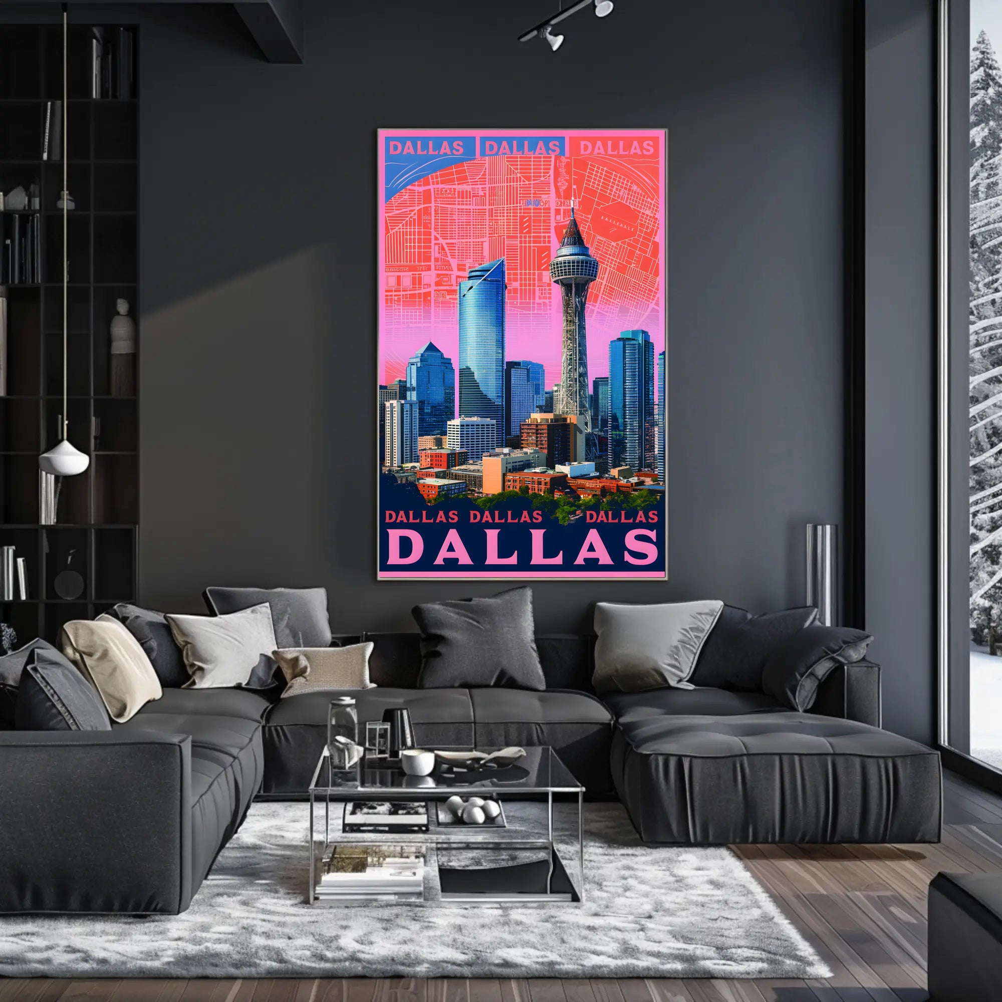 Dallas Cityscape Poster