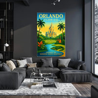 Discover Orlando, Florida Poster PosterGoat