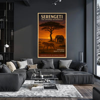Serengeti The Untamed Wilderness Poster
