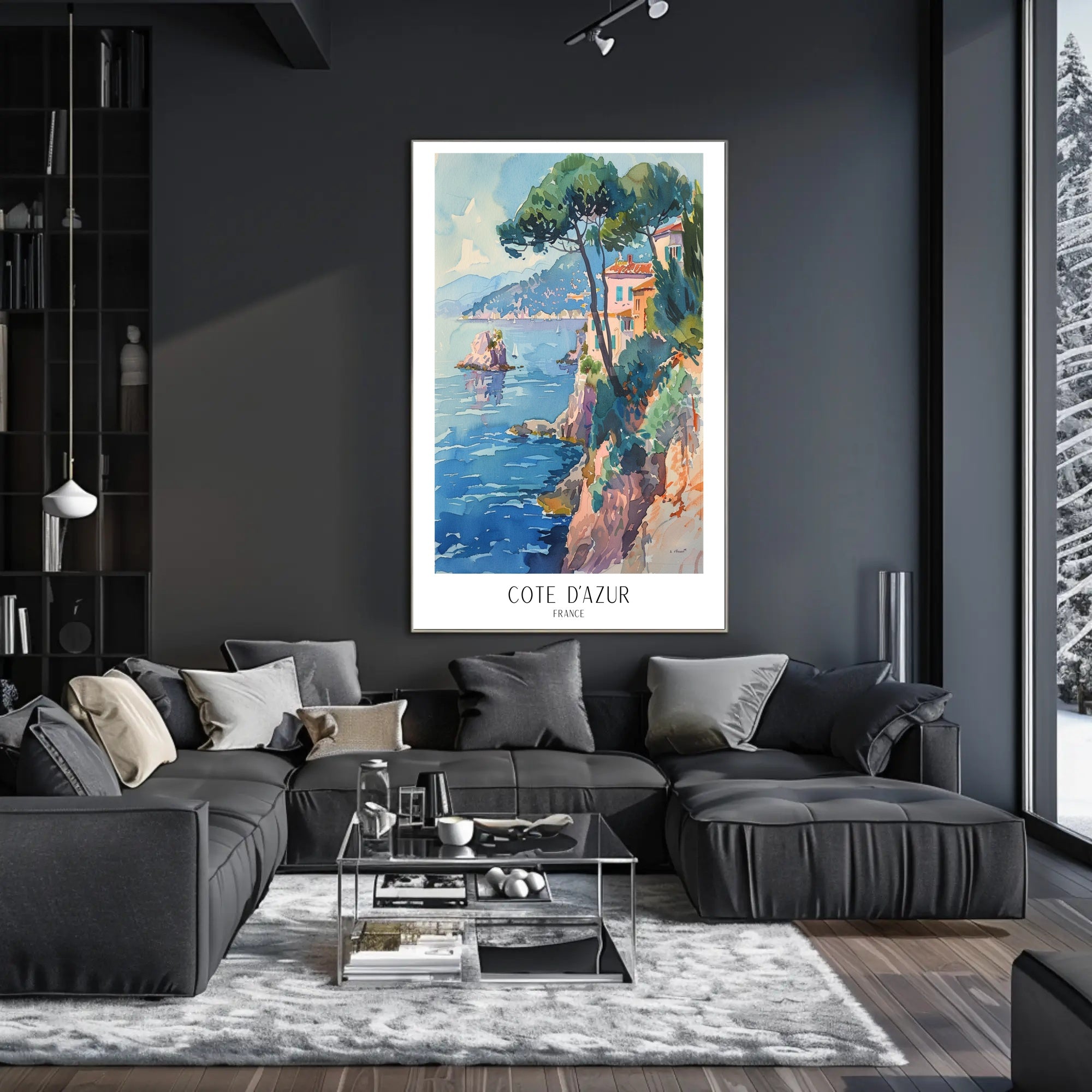 Côte d'Azur Vintage Travel Poster PosterGoat