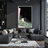 Serene Night by the River Poster