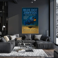 Blue Dot Jawfish Poster