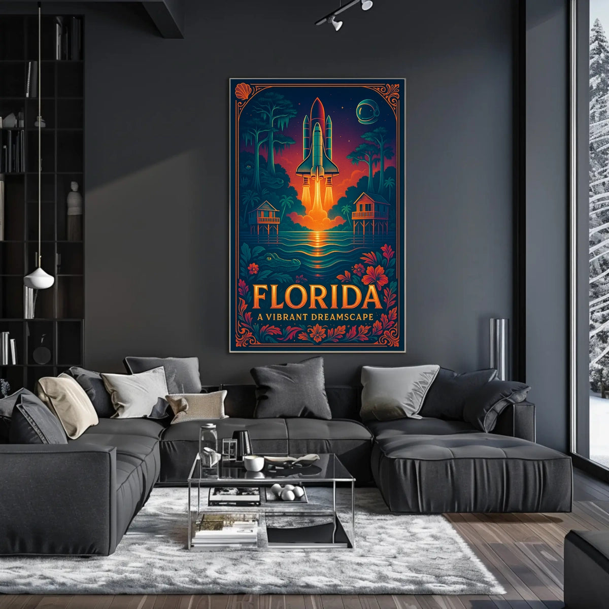 Florida A Vibrant Dreamscape Poster